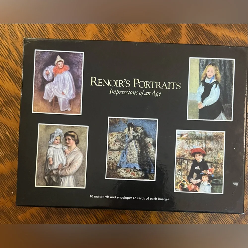 NWOT Renoir’s Portrait blank cards ( Impressive of an Age)- beautiful
